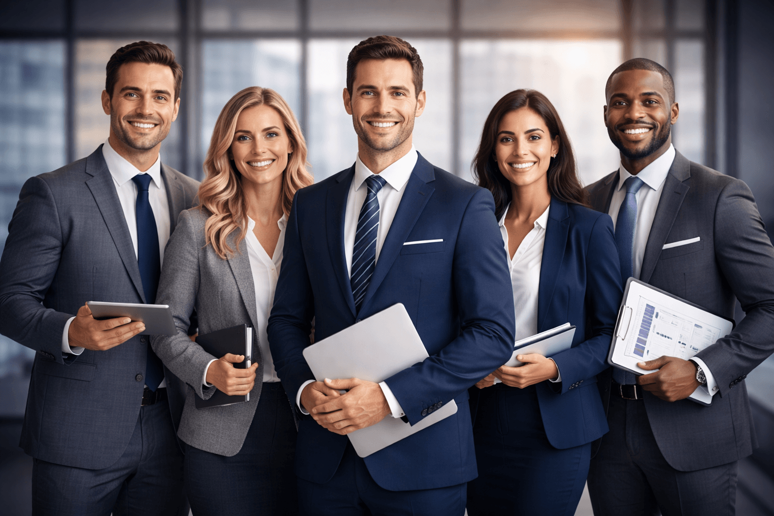 AchieveMax team in a professional setting